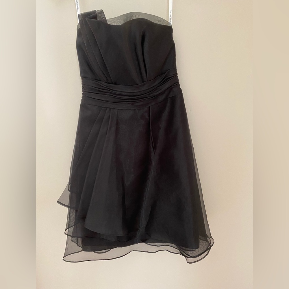 David’s Bridal strapless dress